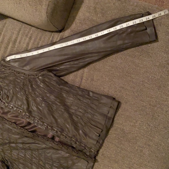 AUTHENTIC ELIE TAHARI 100% GENUINE LEATHER JACKET - Picture 12 of 12